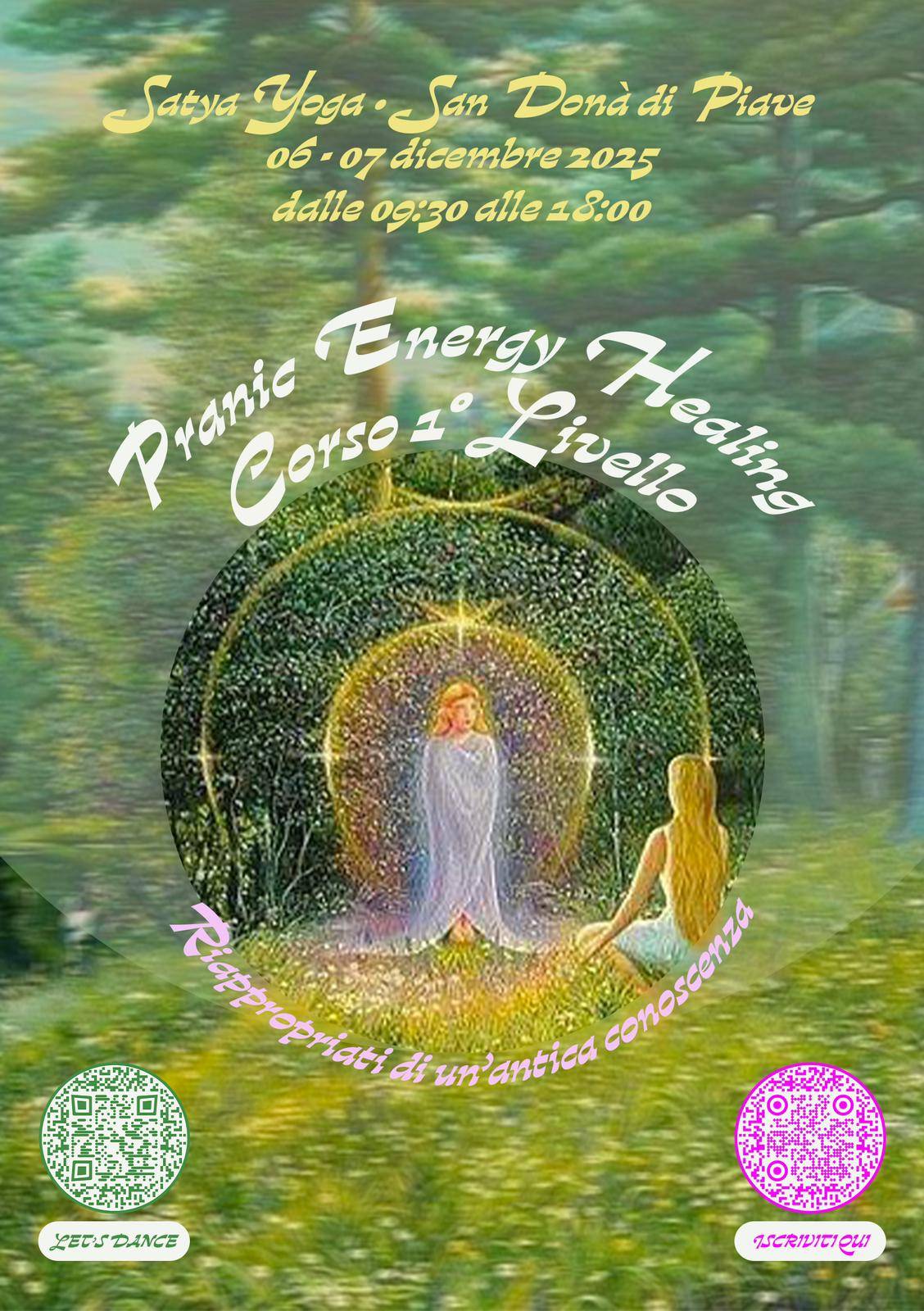 Flyer del corso Pranic Energy Healing – Livello 1